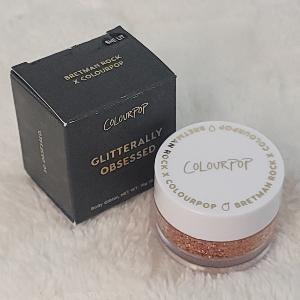 ColourPop x Bretman Rock Glitterally Obsessed Body Glitter in shade She Lit BNIB